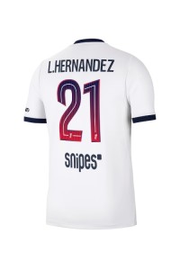 Paris Saint-Germain Lucas Hernandez #21 Fotballdrakt Borte Klær 2026-27 Korte ermer